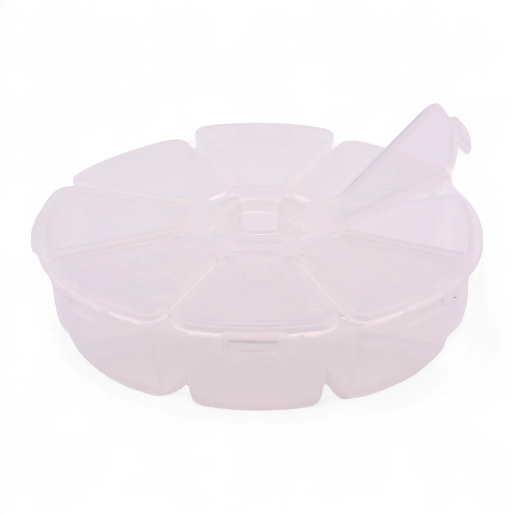 Boite de 8 Rangements en Carrousel pour Nail Art, Strass, Paillettes OCIBEL