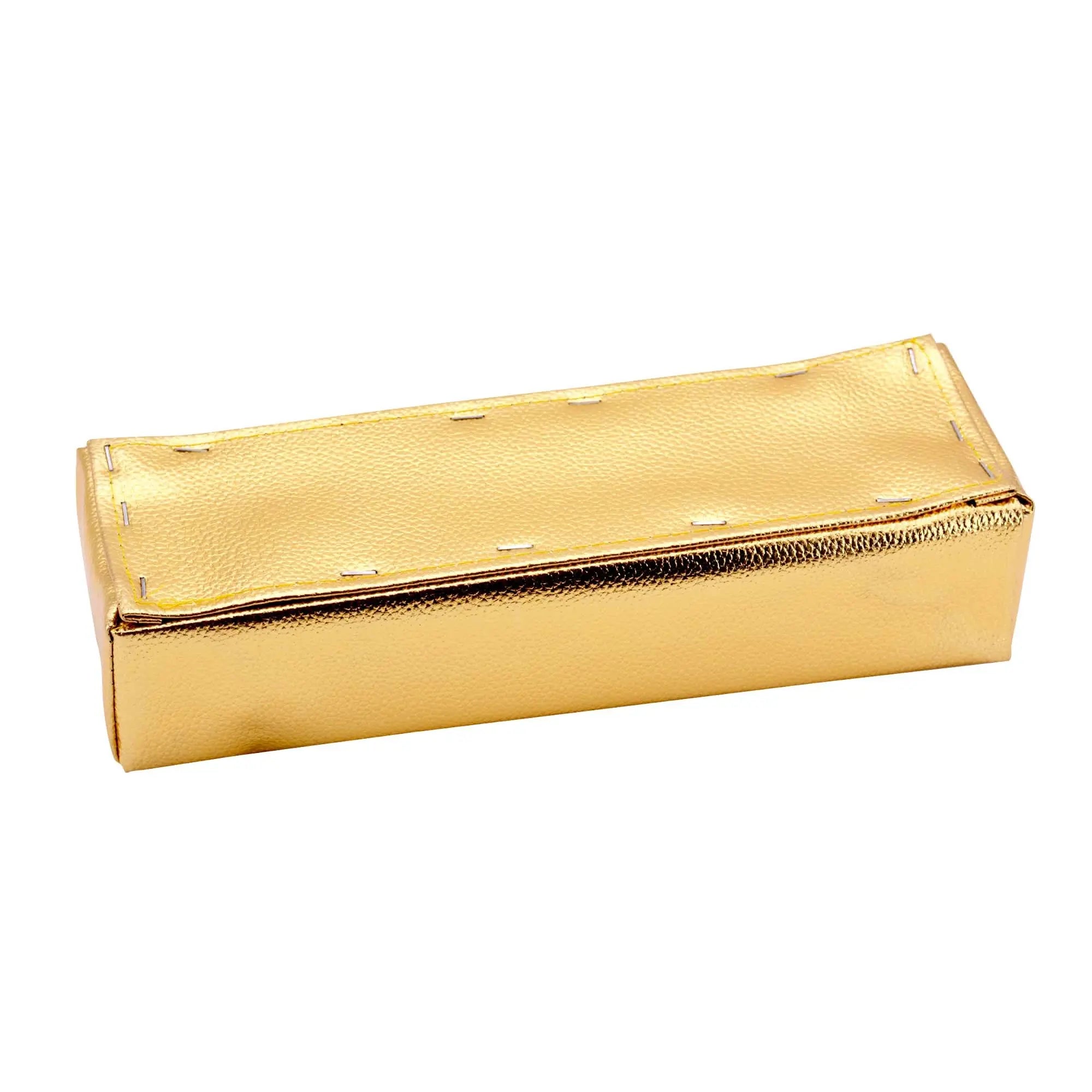 Coussin Repose Main Rectangulaire en Simili Cuir Or OCIBEL