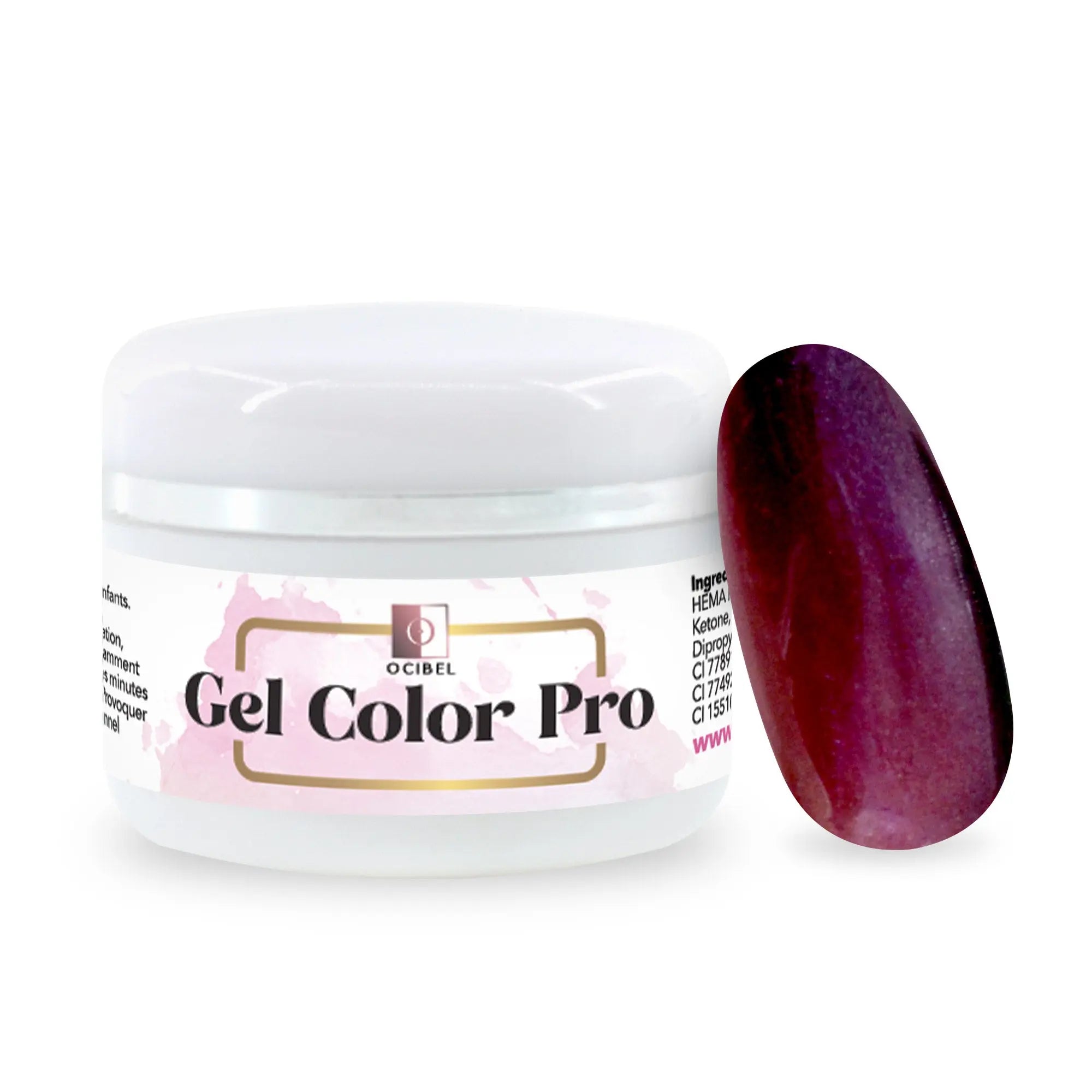 Gel Color Pro 5ml 4718 - Prune Aubergine OCIBEL
