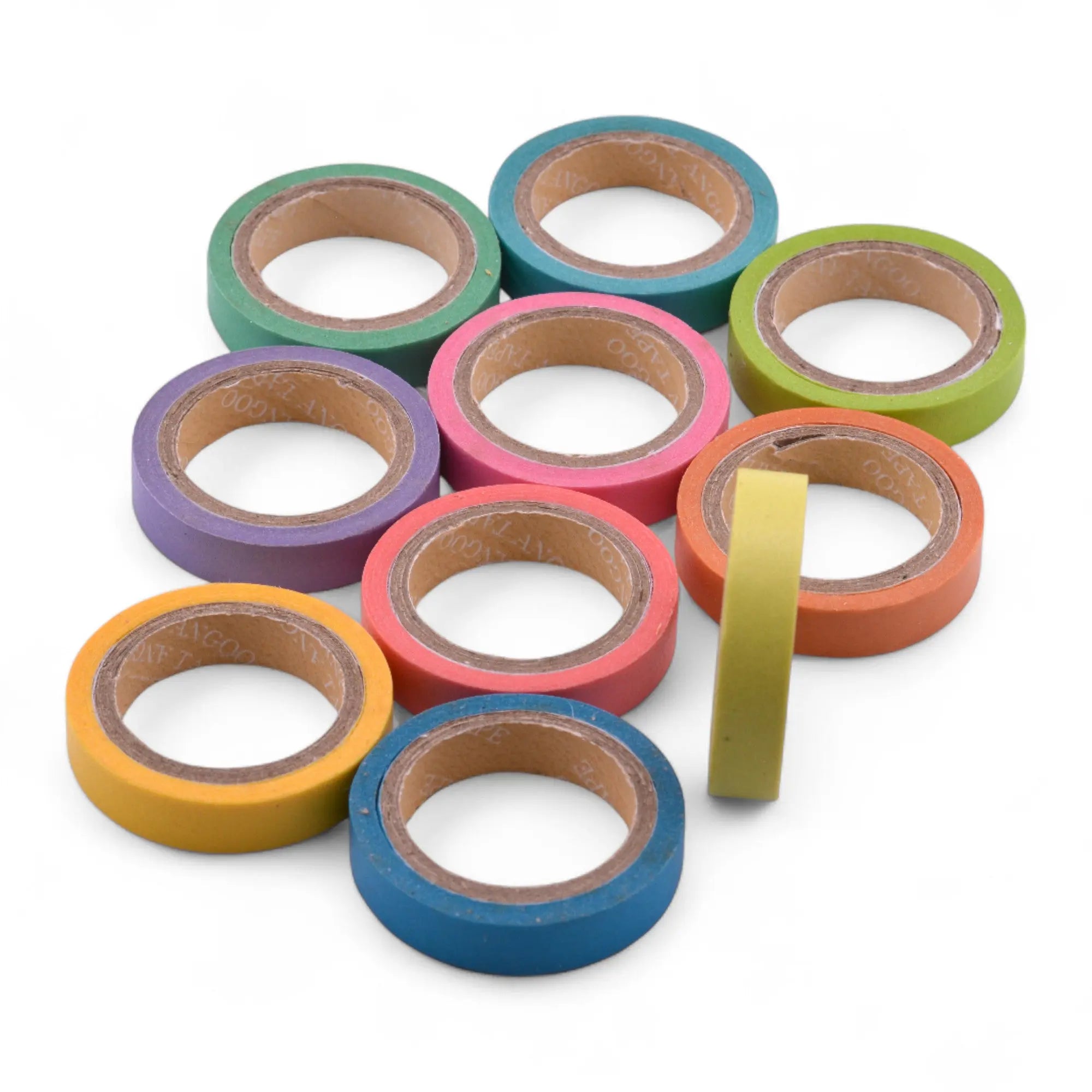 Lot de 10 Rouleaux Tape pour Nail Art – Diamètre : 7,5 mm x 5 M OCIBEL