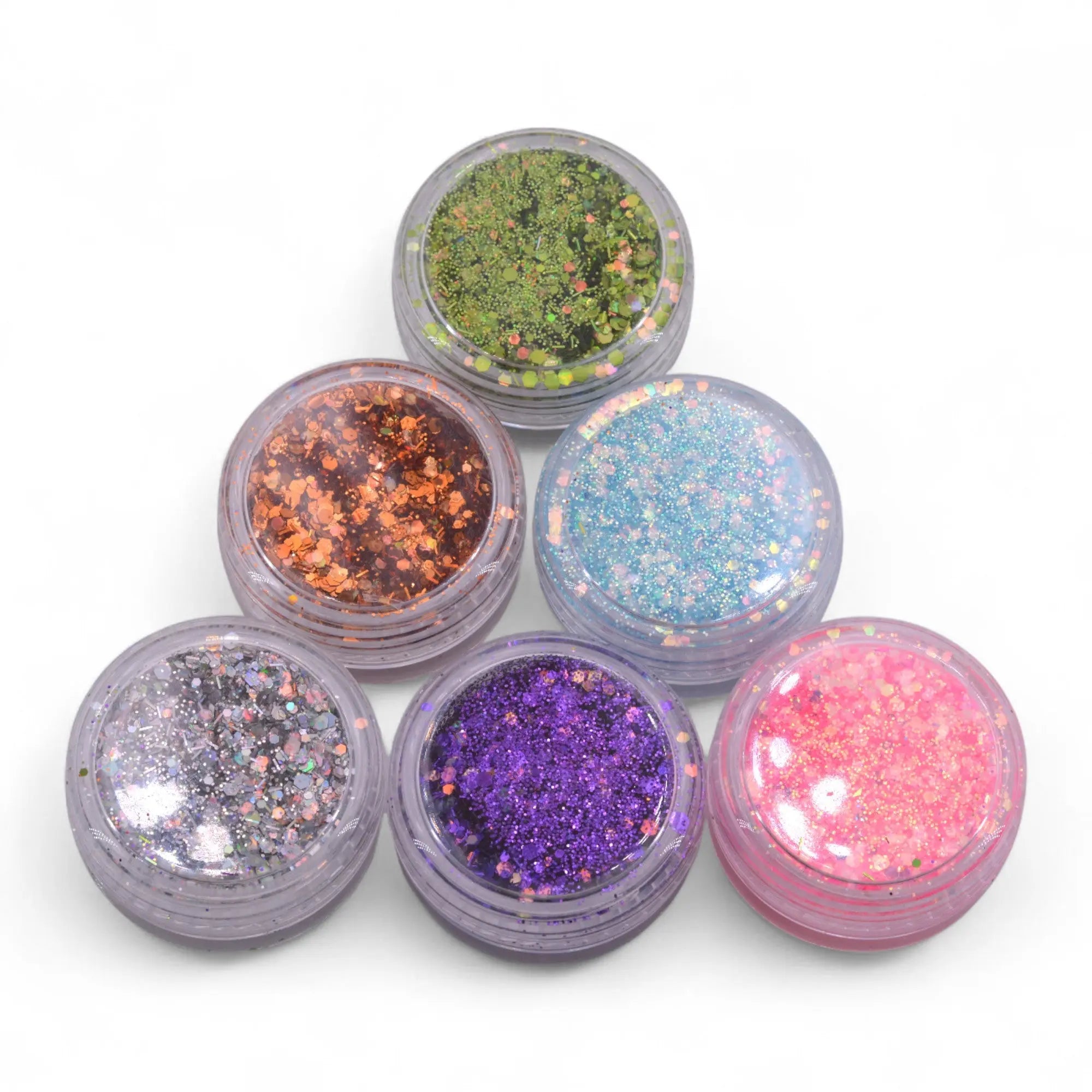 Lot de 6 Paillettes avec Filaments Courts OCIBEL