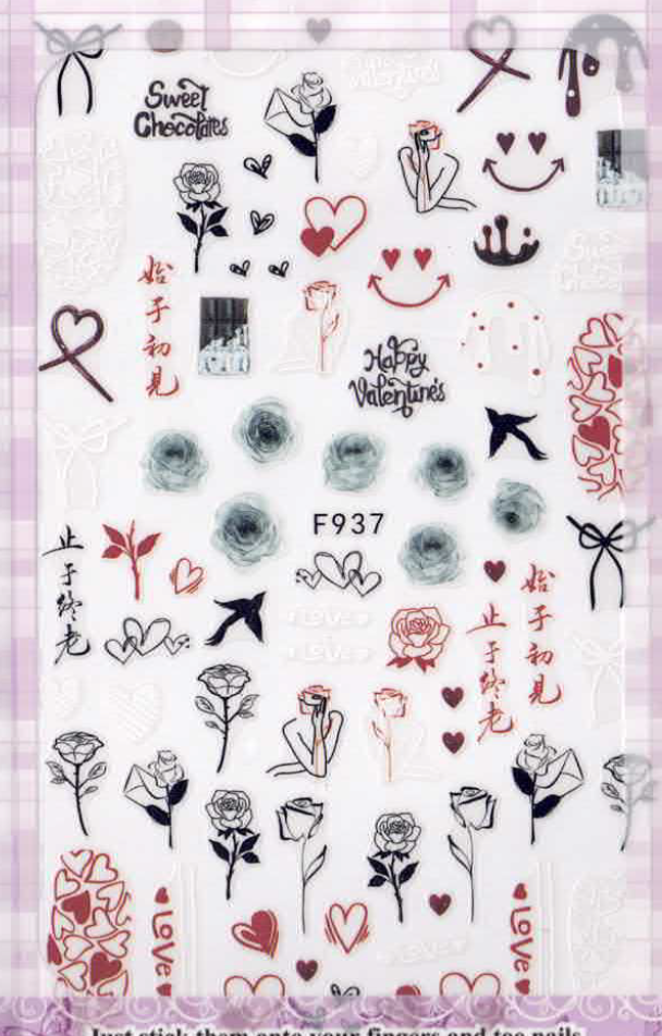 Planche Stickers Autocollant Motif OCIBEL