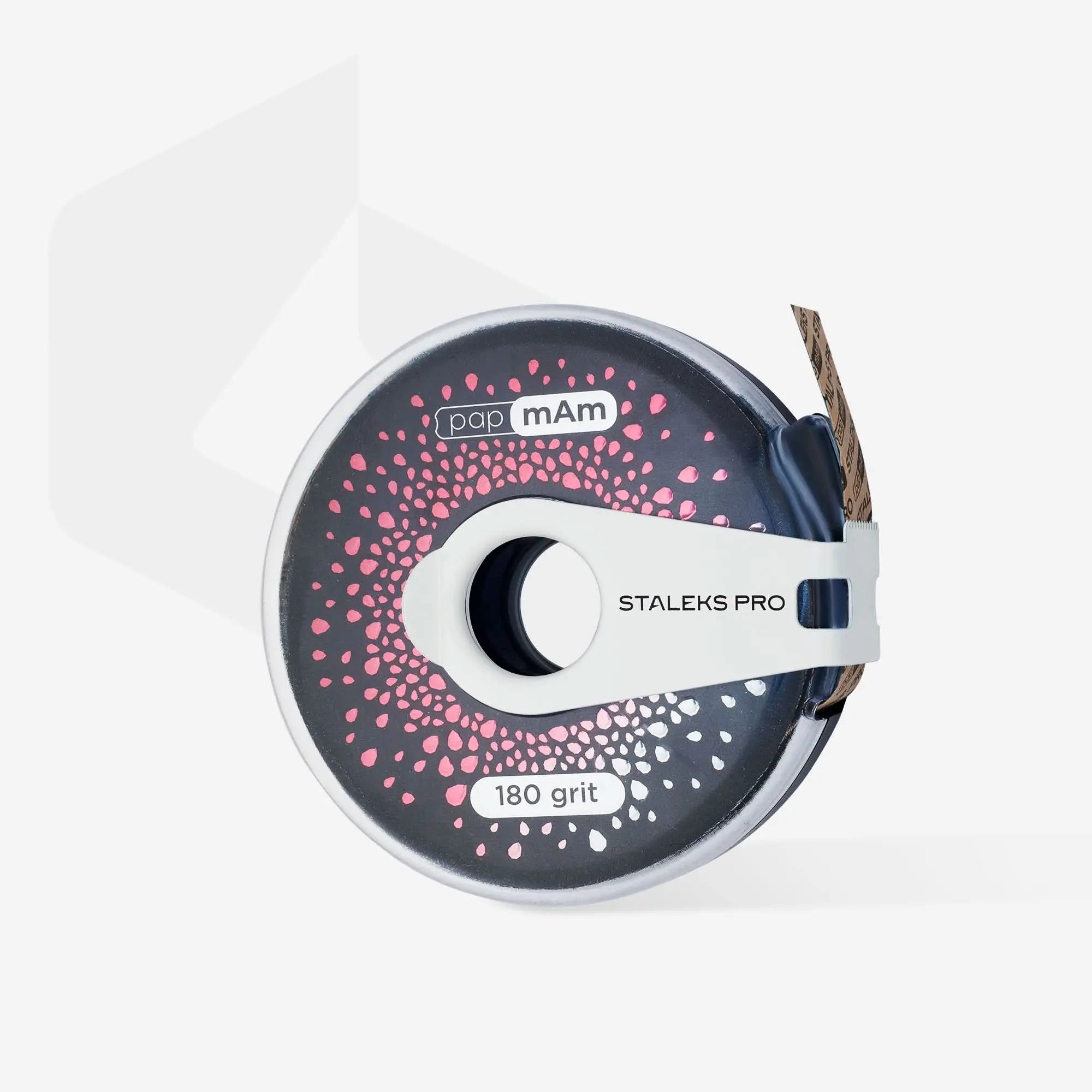 Rouleau de recharge lime-ruban Staleks Pro Exclusive – Grain 180 – Système papMam Avec boîte plastique OCIBEL