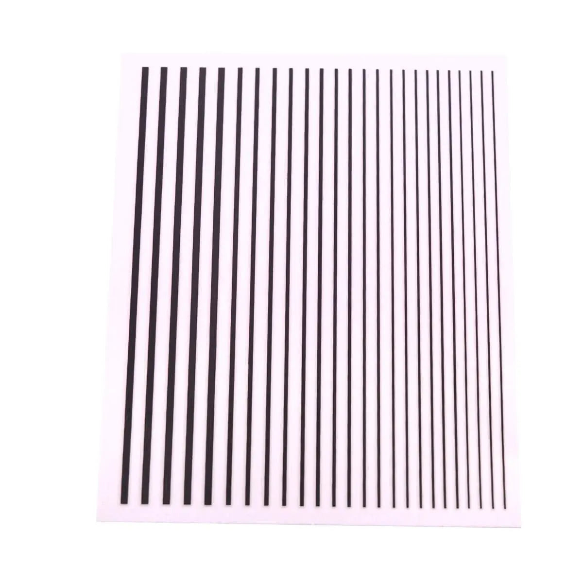 Sticker Nail Art Liseré Noir OCIBEL