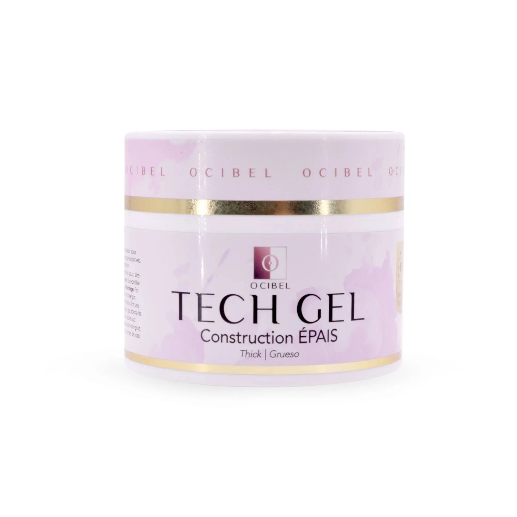 Tech Gel Construction EPAIS UV / LED 50 g - SANS HEMA - DI/HEMA- Transparent OCIBEL