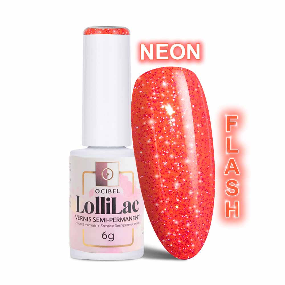 Vernis Semi Permanent UV / LED - Hot Corail 6g OCIBEL