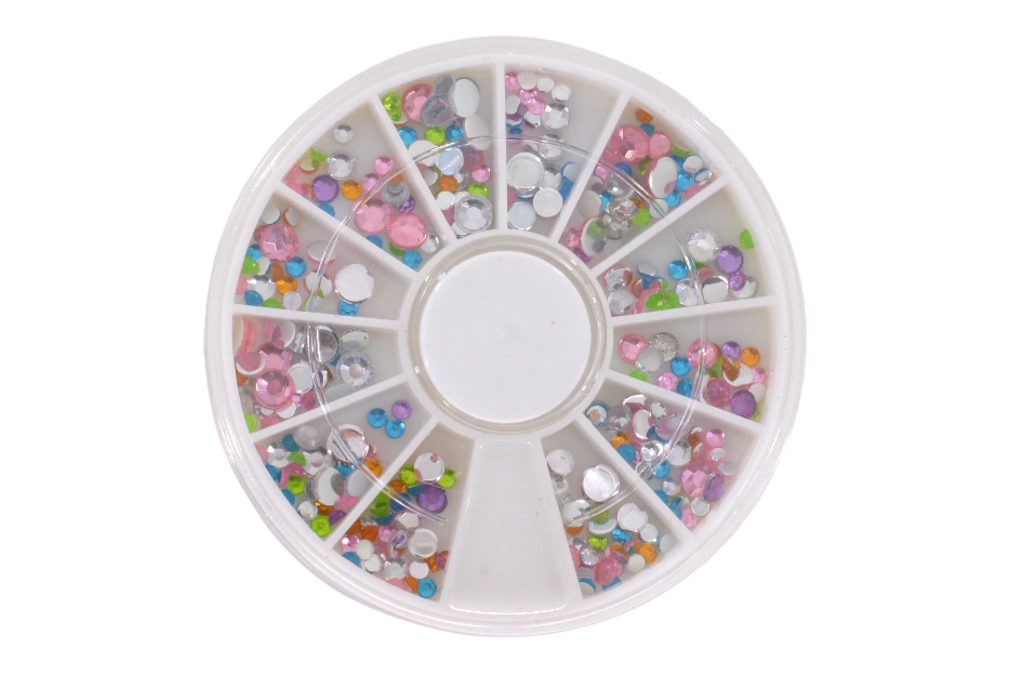 Carrousel Nail Art Strass Rond Multi taille OCIBEL