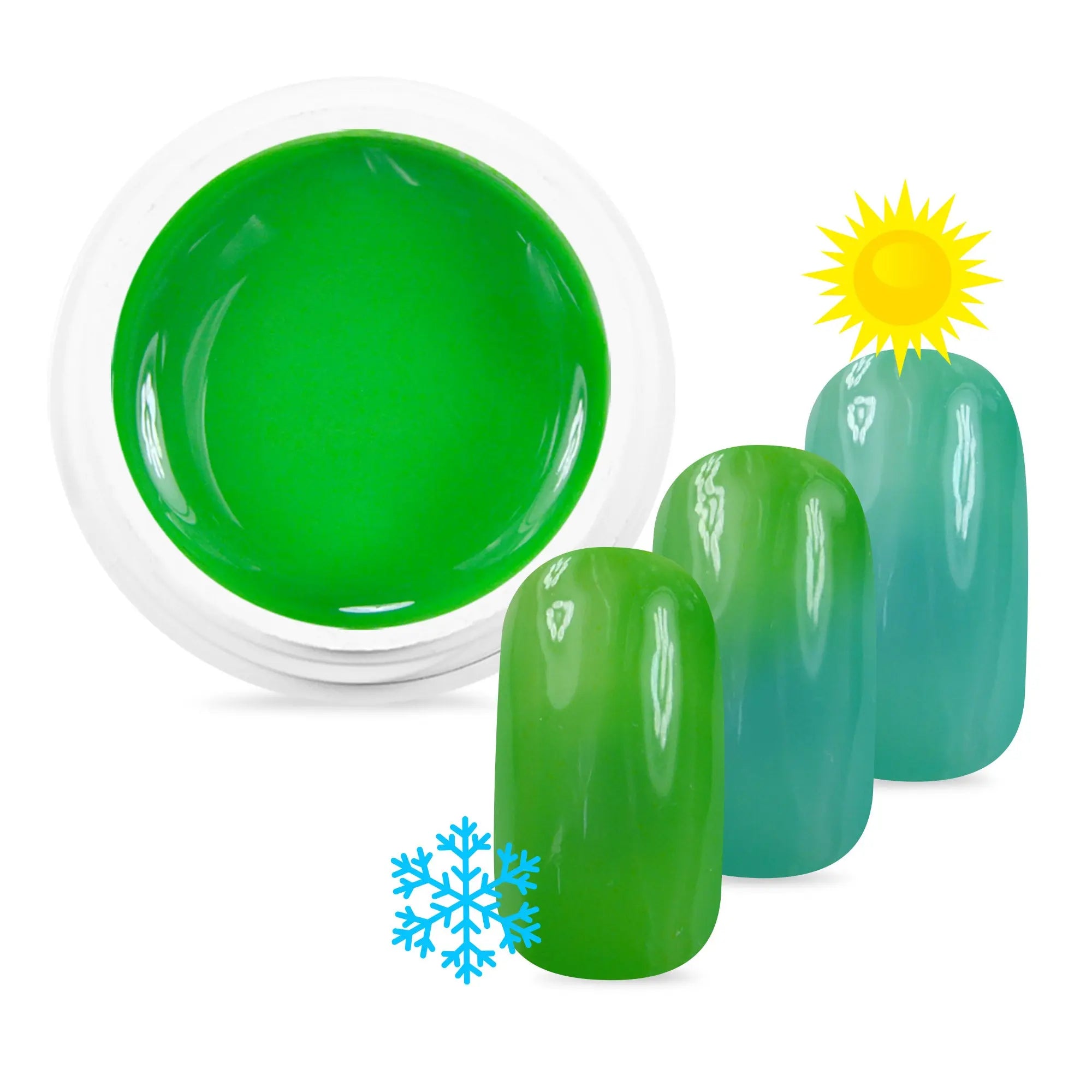 Gel Color Pro 5ml 2610 - Thermo Vert / Vert d'Eau OCIBEL