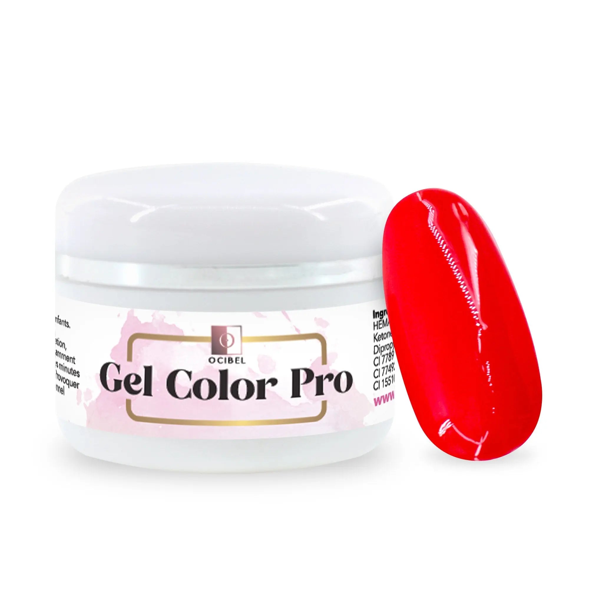 Gel Color Pro 5ml 4788 - Framboise Foncé OCIBEL