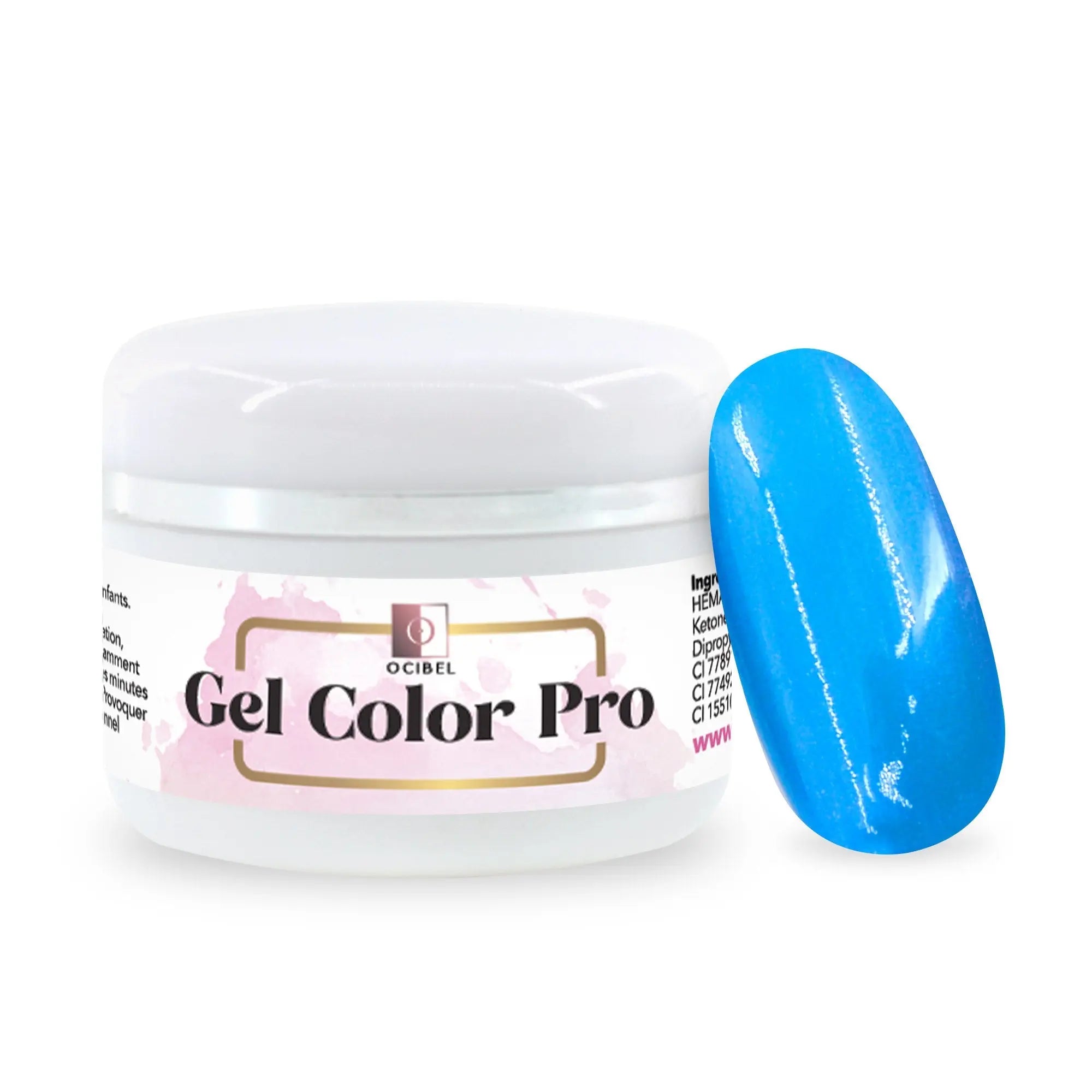 Gel Color Pro 5ml 4802 - Bleu Aqua OCIBEL