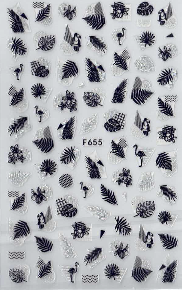 Planche Stickers Autocollant Plante OCIBEL