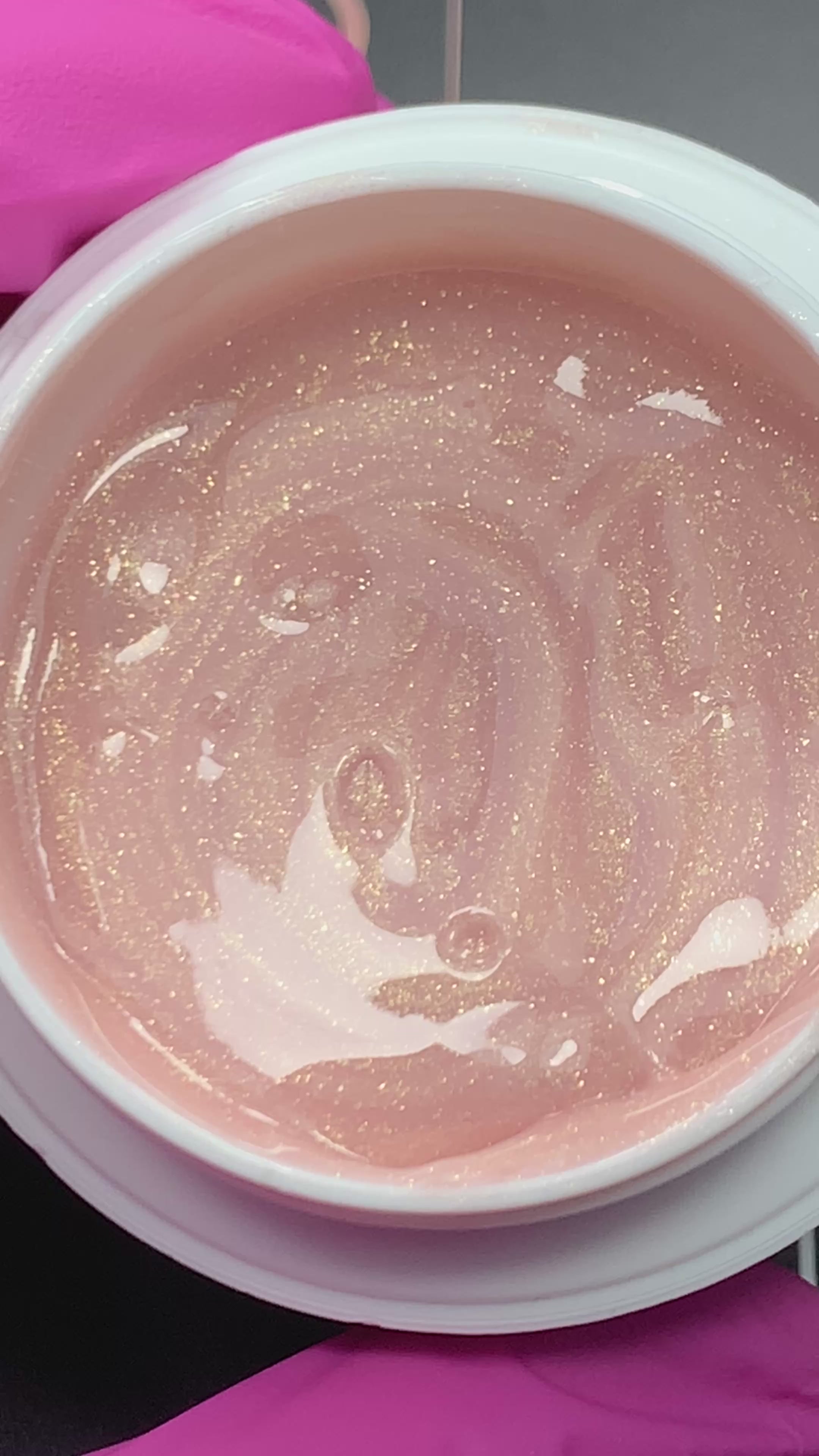 Élite - Gel Construction SANS LIMAGE 45g - Champagne Stardust